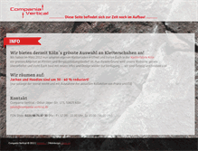Tablet Screenshot of compania-vertical.de